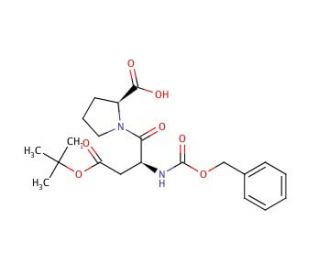 t-Butyl-N-carbobenzyloxy-L-aspartyl-L-proline (CAS 4583-13-5) - chemical structure image