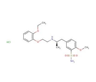 Tamsulosin Hydrochloride (CAS 106463-17-6) - chemical structure image