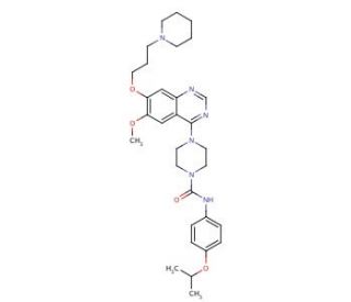 Tandutinib (CAS 387867-13-2) - chemical structure image