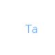 Tantalum (CAS 7440-25-7) - chemical structure image
