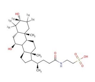 Tauroursodeoxycholic-2,2,3,4,4-d5 Acid (CAS 1207294-25-4 ) - chemical structure image