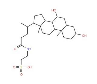 Tauroursodeoxycholic Acid, Sodium Salt (CAS 14605-22-2) - chemical structure image