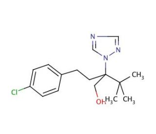 Tebuconazole (CAS 107534-96-3) - chemical structure image