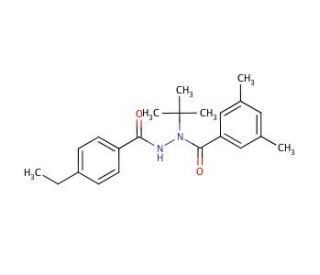 Tebufenozide (CAS 112410-23-8) - chemical structure image