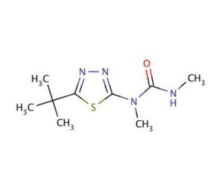 Tebuthiuron (CAS 34014-18-1) - chemical structure image