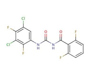 Teflubenzuron (CAS 83121-18-0) - chemical structure image