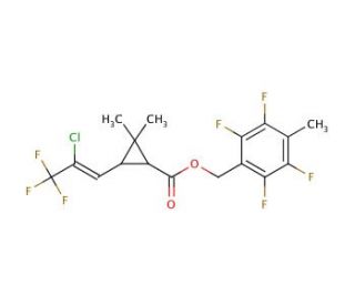 Tefluthrin (CAS 79538-32-2) - chemical structure image