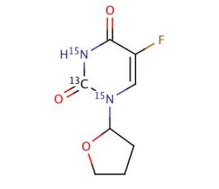 Tegafur-13C,15N2 (CAS 1189456-27-6) - chemical structure image