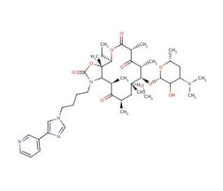 Telithromycin (CAS 191114-48-4) - chemical structure image