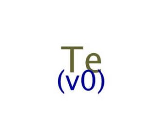 Tellurium (CAS 13494-80-9) - chemical structure image