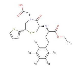 Temocapril-d5 - chemical structure image