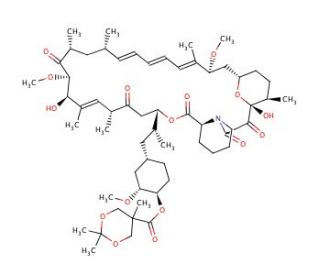 Temsirolimus Acetonide (CAS 162635-03-2) - chemical structure image