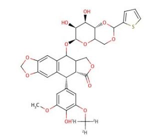 Teniposide-d3 - chemical structure image