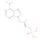 Tenofovir (CAS 147127-20-6) - chemical structure image