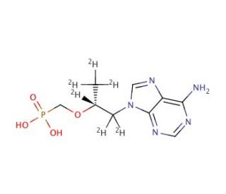 Tenofovir-d6 (CAS 1020719-94-1) - chemical structure image