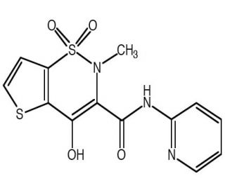 Tenoxicam (CAS 59804-37-4) - chemical structure image