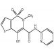 Tenoxicam (CAS 59804-37-4) - chemical structure image