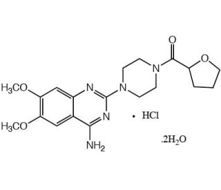 Terazosin Hydrochloride dihydrate (CAS 70024-40-7) - chemical structure image