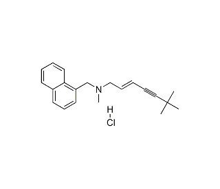 Terbinafine hydrochloride (CAS 78628-80-5) - chemical structure image