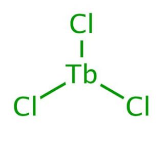 Terbium(III) chloride (CAS 10042-88-3) - chemical structure image