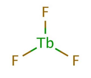 Terbium(III) fluoride (CAS 13708-63-9) - chemical structure image