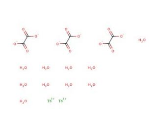 Terbium Oxalate Decahydrate (CAS 24670-06-2) - chemical structure image