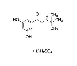 Terbutaline Hemisulfate (CAS 23031-32-5) - chemical structure image