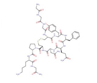 Terlipressin Acetate (CAS 14636-12-5) - chemical structure image
