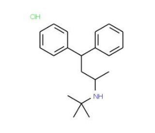 Terodiline hydrochloride (CAS 7082-21-5) - chemical structure image