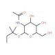 tert-Amyl 2-acetamido-2-deoxy-b-D-glucopyranoside (CAS 262849-66-1) - chemical structure image