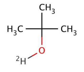 tert-Butan(ol-d) (CAS 3972-25-6) - chemical structure image
