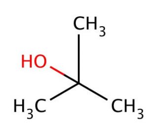 tert-Butanol (CAS 75-65-0) - chemical structure image