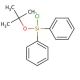 tert-Butoxy(chloro)diphenylsilane (CAS 17922-24-6) - chemical structure image
