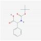 tert-Butoxycarbonylamino-phenyl-acetic acid (CAS 3601-66-9) - chemical structure image