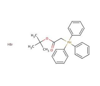 (tert-Butoxycarbonylmethyl)triphenylphosphonium bromide (CAS 59159-39-6) - chemical structure image
