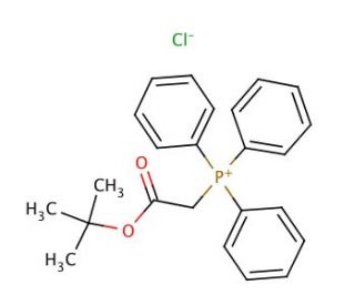 (tert-Butoxycarbonylmethyl)triphenylphosphonium chloride (CAS 35000-37-4) - chemical structure image