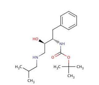 tert-Butyl [(1S,2R)-1-Benzyl-2-hydroxy-3-(isobutylamino)propyl]carbamate (CAS 160232-08-6) - chemical structure image