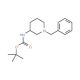 tert-butyl 1-benzylpiperidin-3-ylcarbamate (CAS 478828-62-5) - chemical structure image