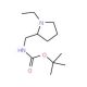 tert-Butyl (1-ethylpyrrolidin-2-yl)methylcarbamate (CAS 883555-07-5) - chemical structure image