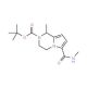 tert-butyl 1-methyl-6-[(methylamino)carbonyl]-3,4-dihydropyrrolo[1,2-a]pyrazine-2(1H)-carboxylate - chemical structure image