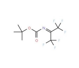 tert-Butyl (2,2,2-Trifluoro-1-trifluoromethyl-ethylidene)-carbamate (CAS 52786-55-7) - chemical structure image