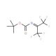 tert-Butyl (2,2,2-Trifluoro-1-trifluoromethyl-ethylidene)-carbamate (CAS 52786-55-7) - chemical structure image