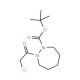 tert-Butyl 2-(2-chloroacetyl)-1,2-diazepane-1-carboxylate - chemical structure image