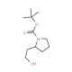 tert-Butyl 2-(2-hydroxyethyl)-1-pyrrolidinecarboxylate (CAS 220312-34-5) - chemical structure image