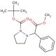 tert-Butyl 2-(2-methoxy-2-oxo-1-phenylethyl)-1-pyrazolidinecarboxylate (CAS 952183-21-0) - chemical structure image
