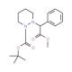 tert-Butyl 2-(2-methoxy-2-oxo-1-phenylethyl)-tetrahydro-1(2H)-pyridazinecarboxylate - chemical structure image