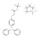 tert-Butyl 2-[4-(diphenylsulphonium)phenoxy]acetate, nonaflate salt (CAS 857285-80-4) - chemical structure image