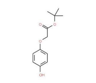 tert-Butyl 2-(4-hydroxyphenoxy)acetate (CAS 42806-92-8) - chemical structure image