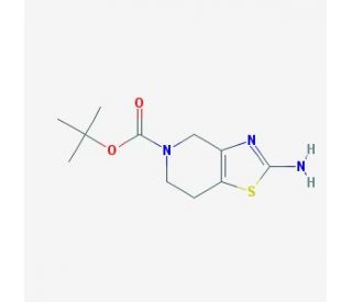 tert-butyl 2-amino-6,7-dihydro[1,3]thiazolo[4,5-c]pyridine-5(4H)-carboxylate - chemical structure image