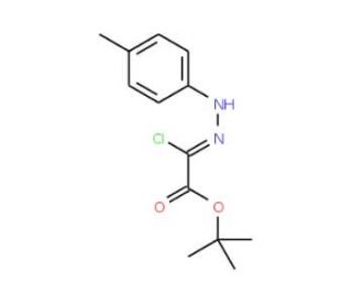 tert.-Butyl 2-chloro-2-[2-(4-methylphenyl)hydrazono]acetate - chemical structure image